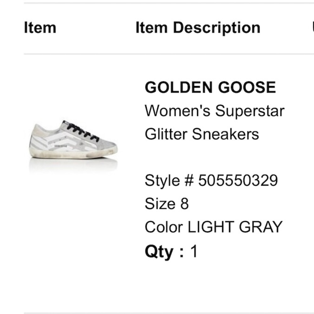 Original photo GGDB Glitter Sneakers